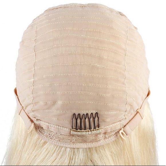 ♥️ 24” 613 BLONDE 100% HUMAN BODY WAVY LACE-FRONT main image 4